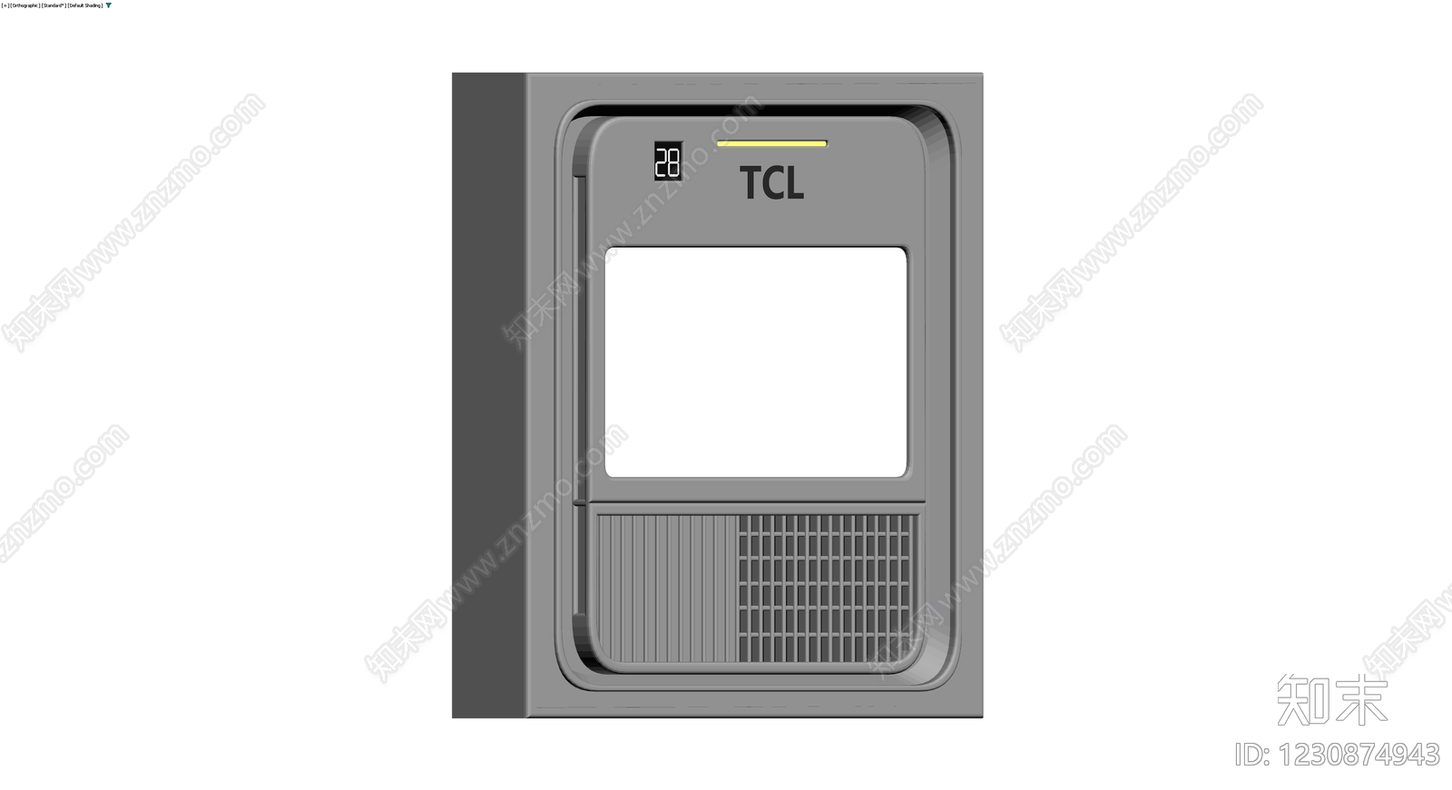 TCL品牌立式空调3D模型下载【ID:1230874943】