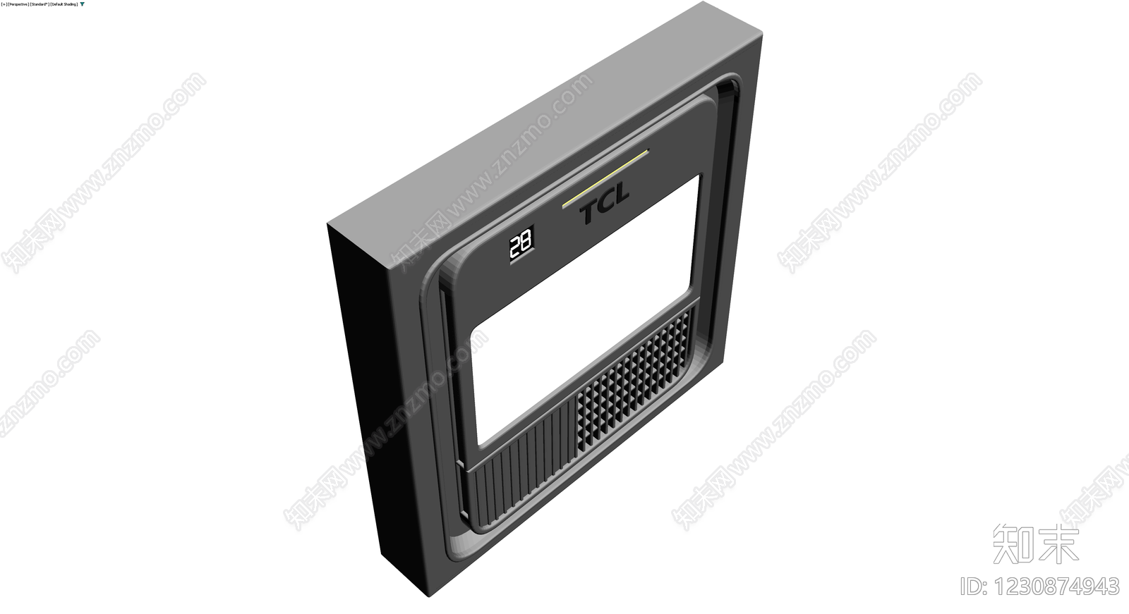 TCL品牌立式空调3D模型下载【ID:1230874943】