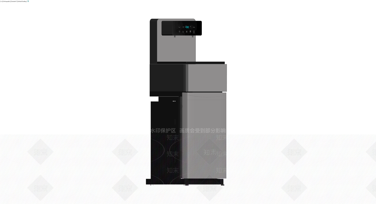 黑白配色智能饮水机3D模型下载【ID:1230111290】