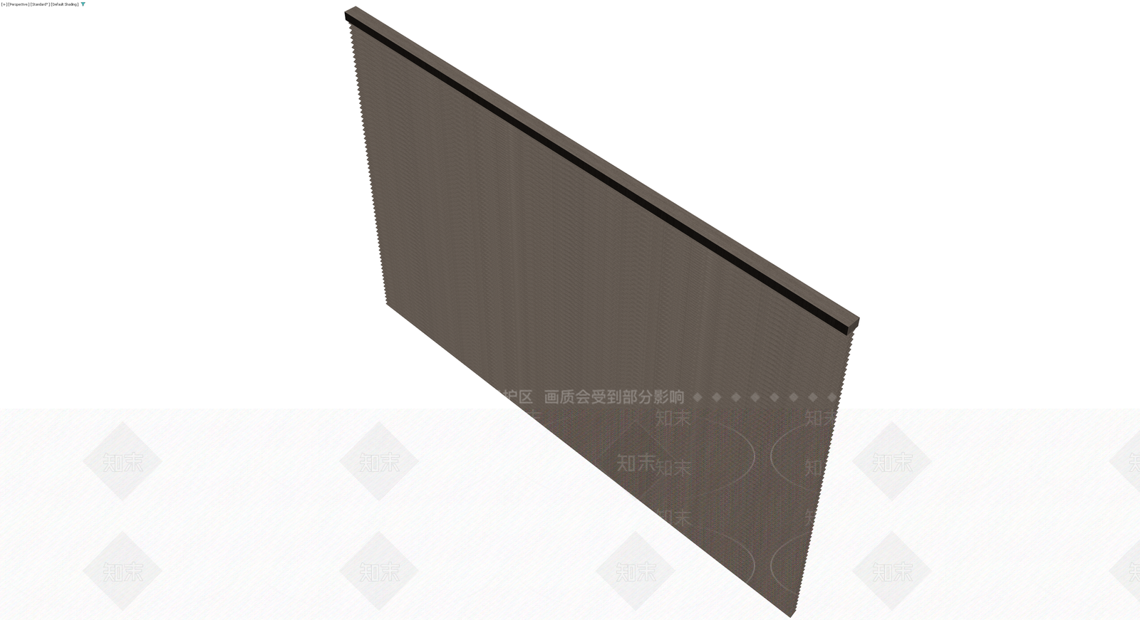 深棕色百叶窗组件3D模型下载【ID:1230000948】