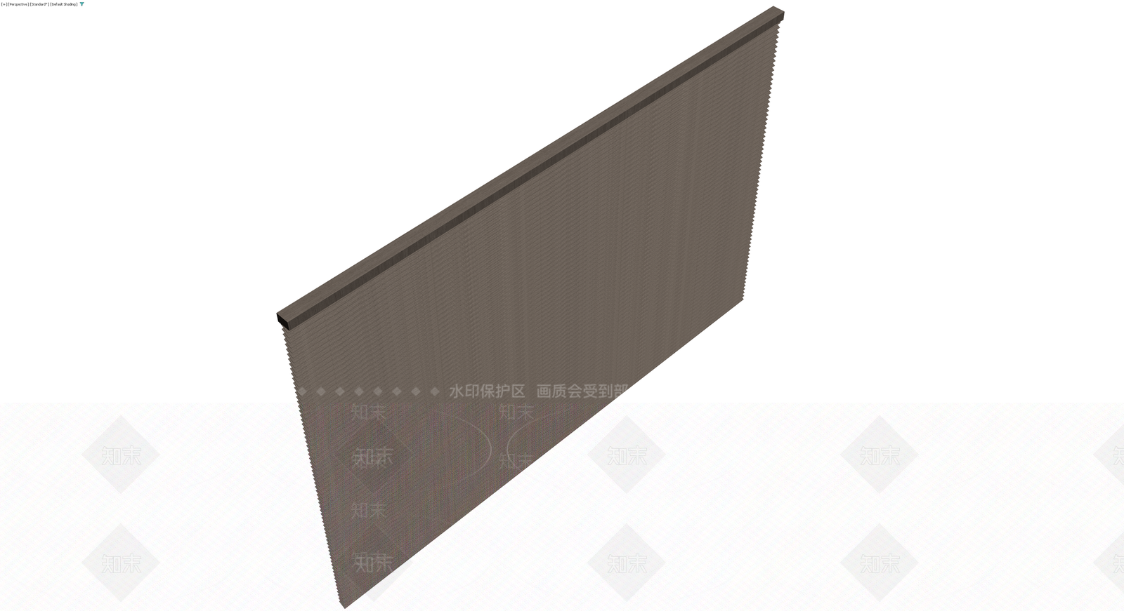 深棕色百叶窗组件3D模型下载【ID:1230000948】