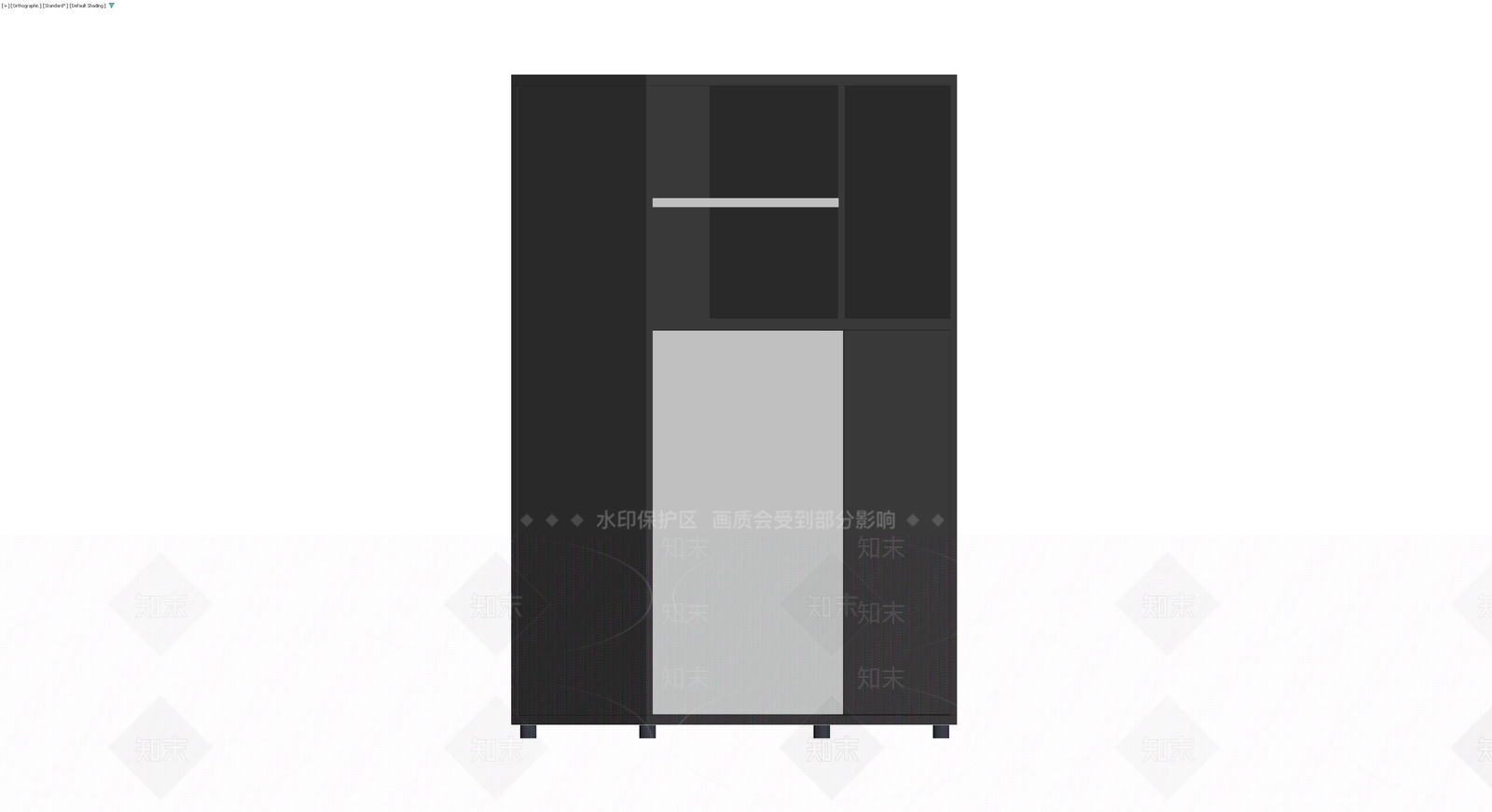 现代风格储物柜3D模型下载【ID:1230137655】
