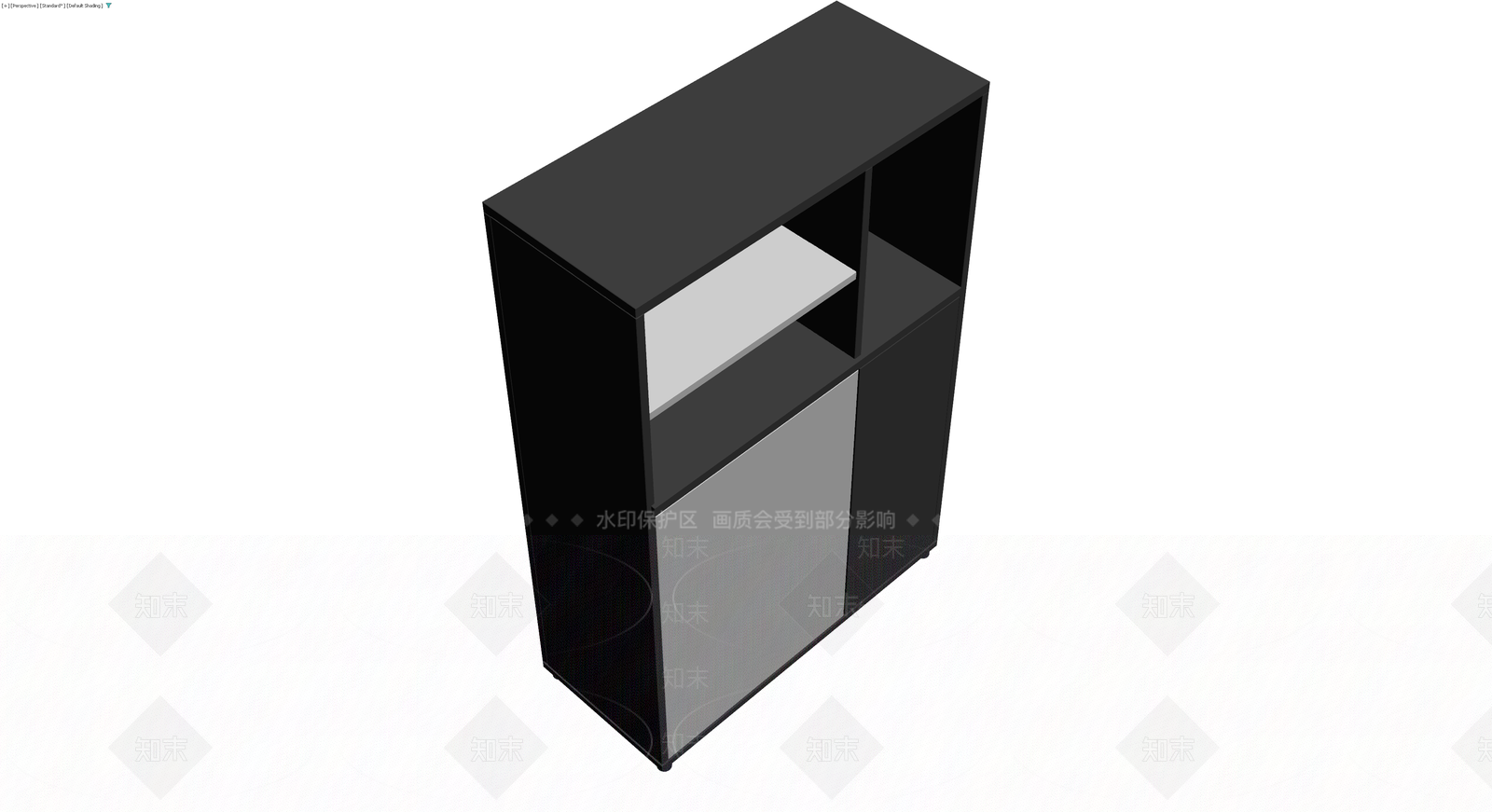 现代风格储物柜3D模型下载【ID:1230137655】