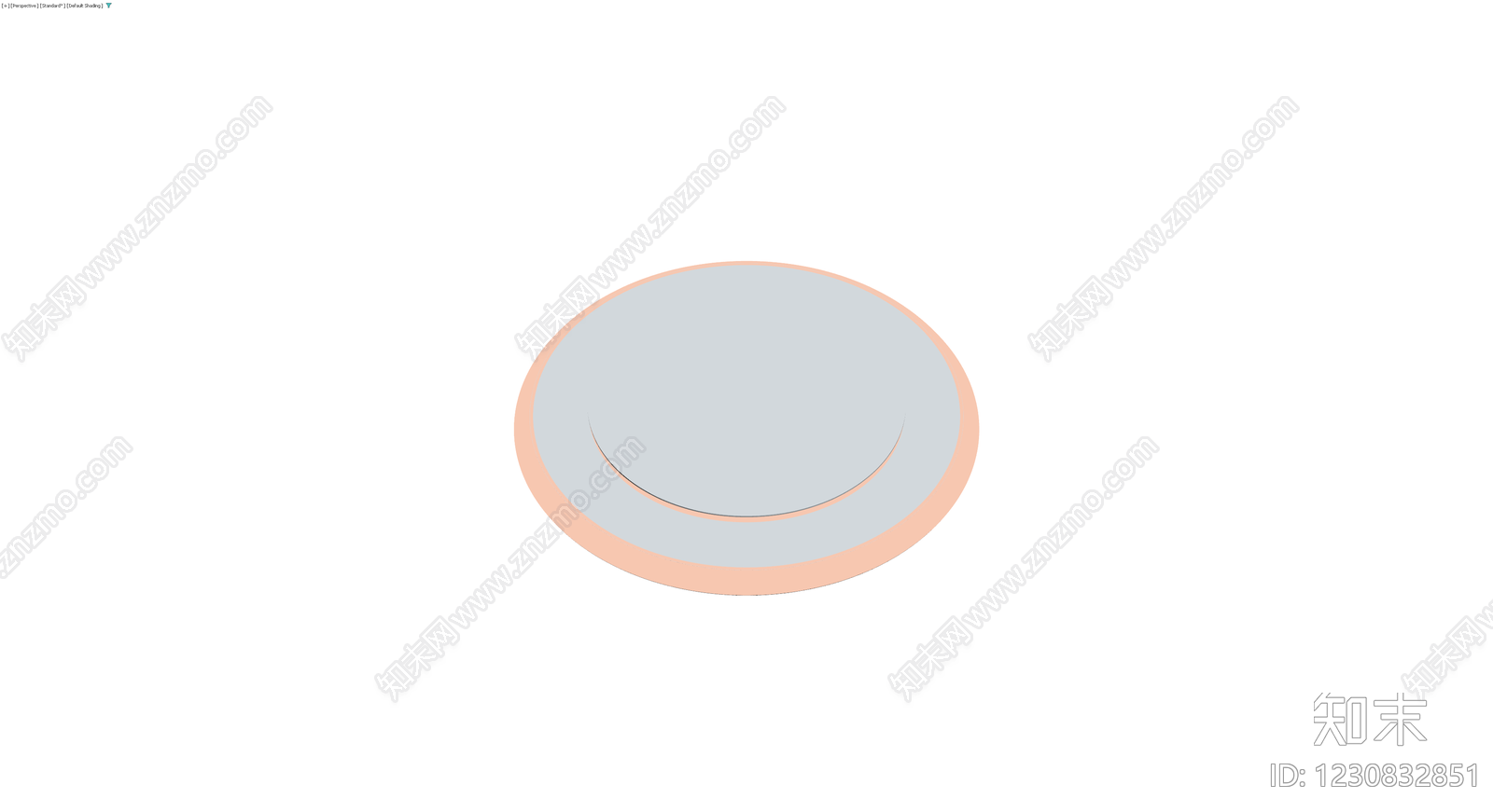 双层圆盘底座模型3D模型下载【ID:1230832851】