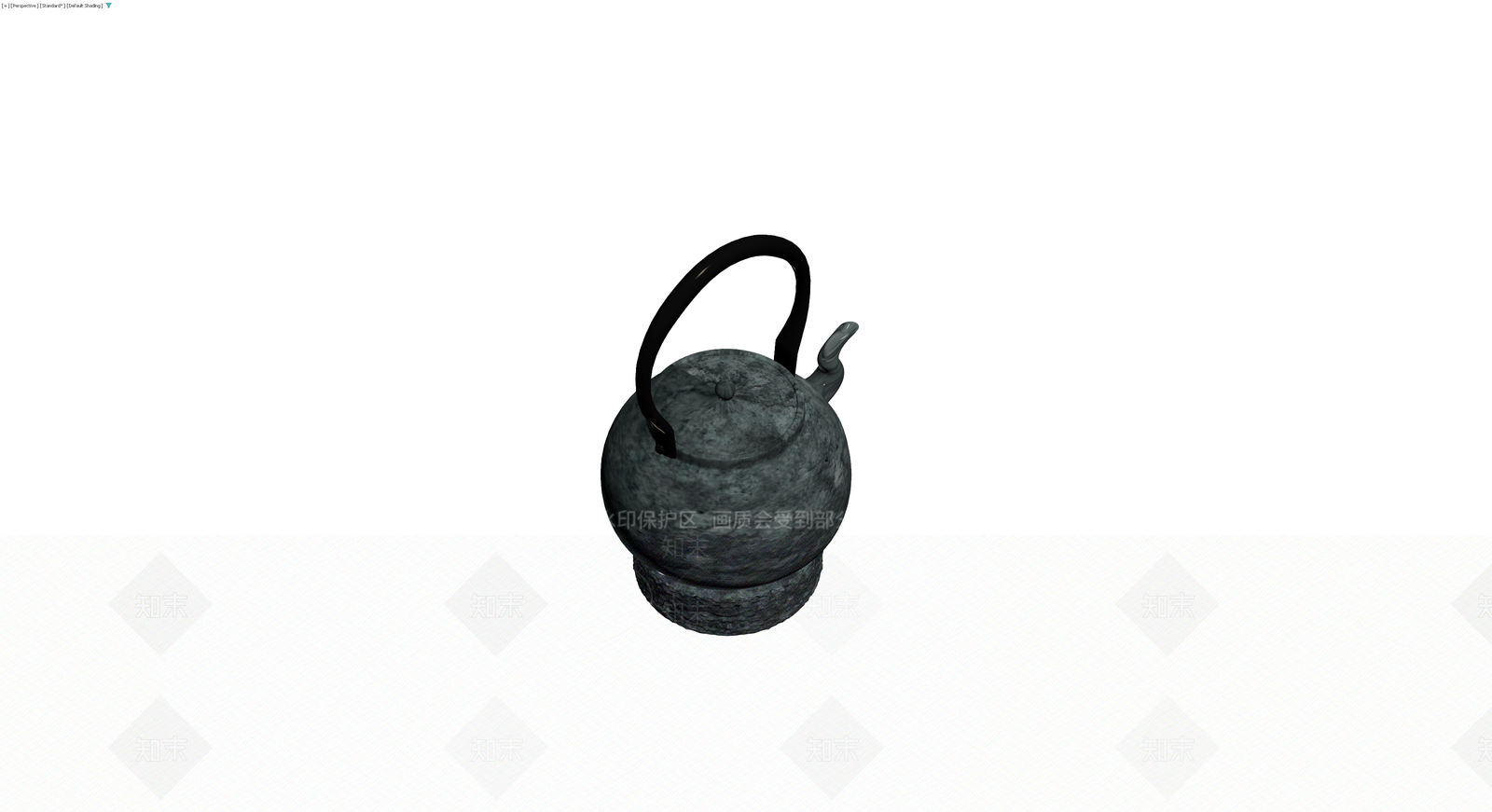 石纹铸铁提梁壶3D模型下载【ID:1230745646】