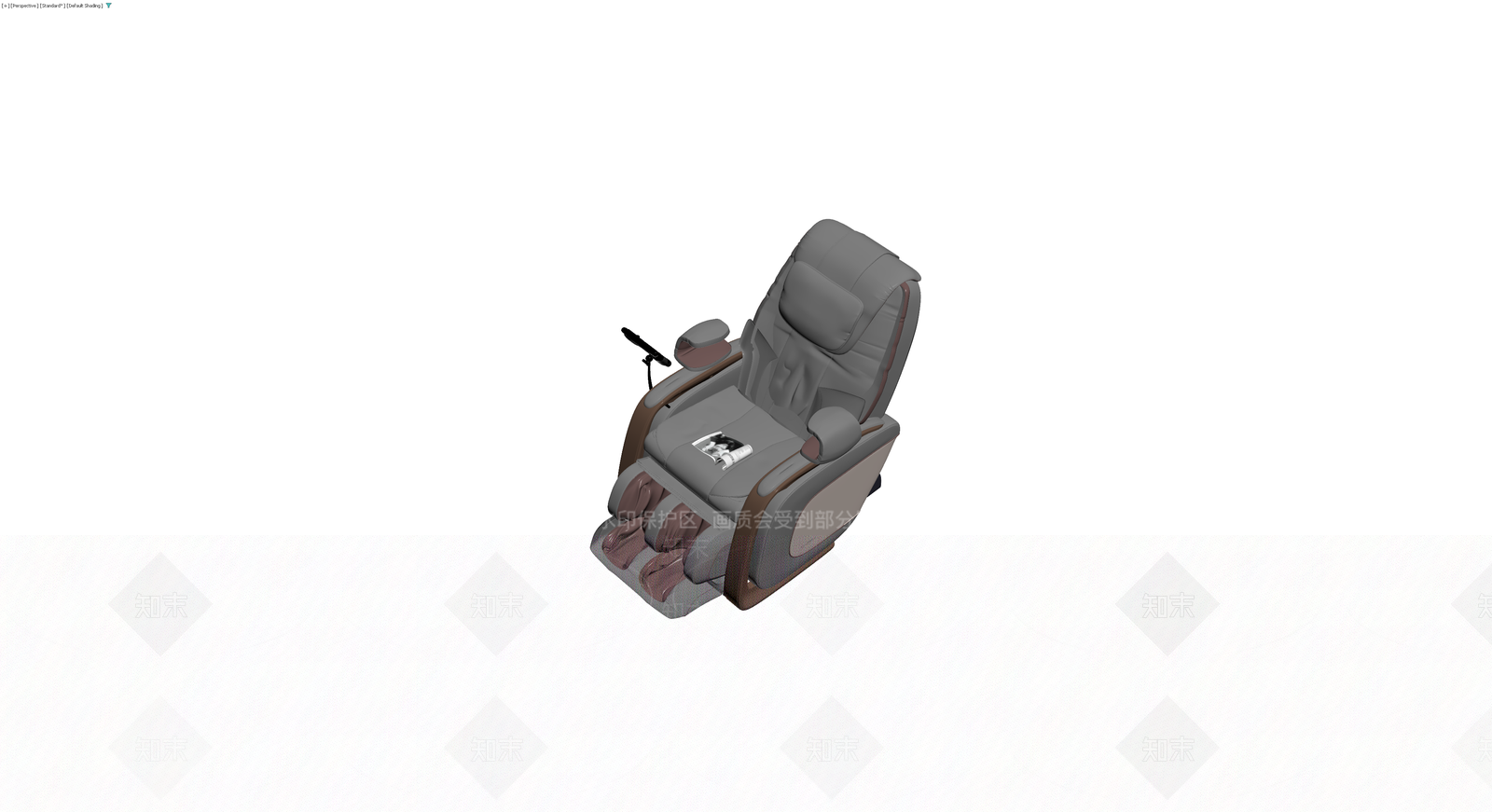 灰模多功能按摩椅3D模型下载【ID:1230760065】