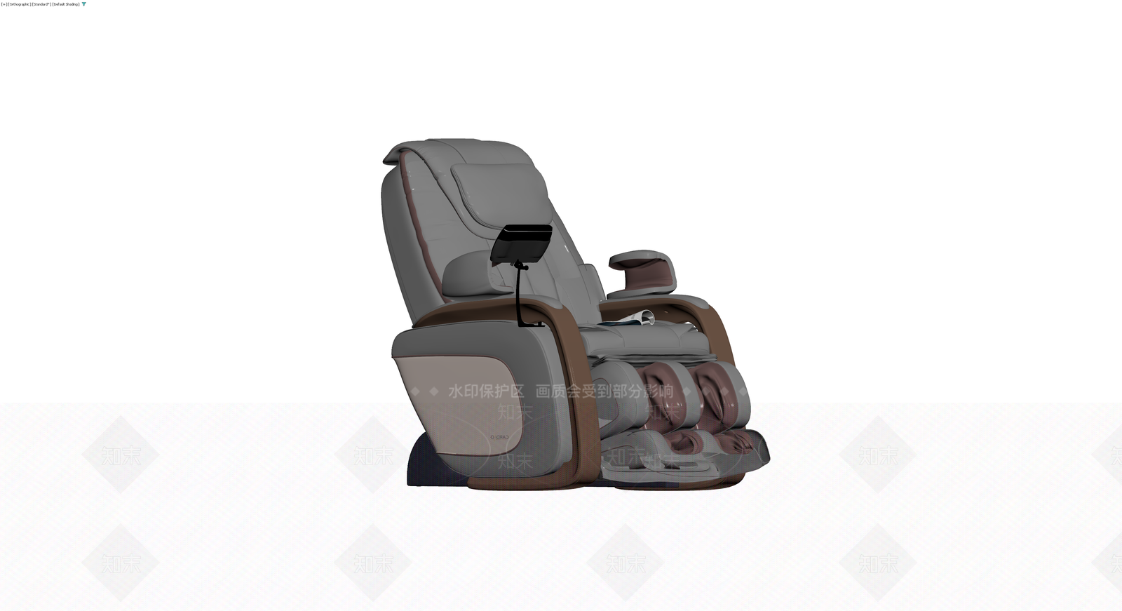 灰模多功能按摩椅3D模型下载【ID:1230760065】