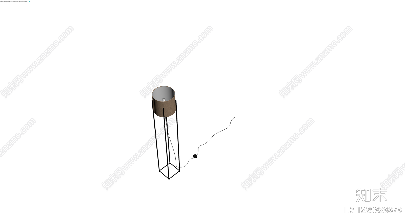 现代简约落地灯3D模型下载【ID:1229823873】