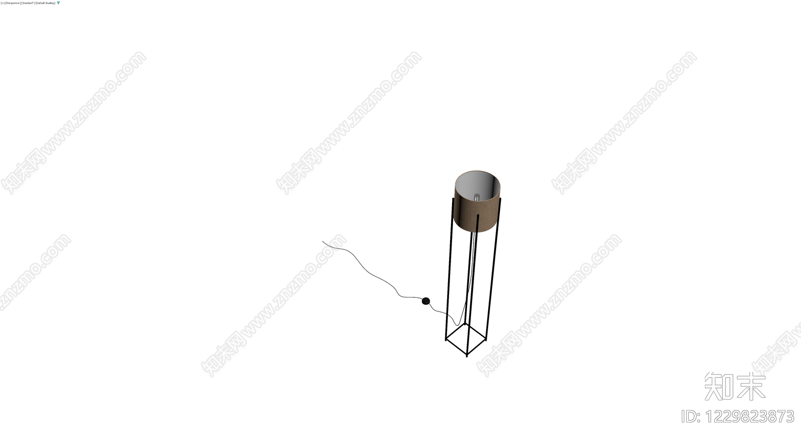 现代简约落地灯3D模型下载【ID:1229823873】