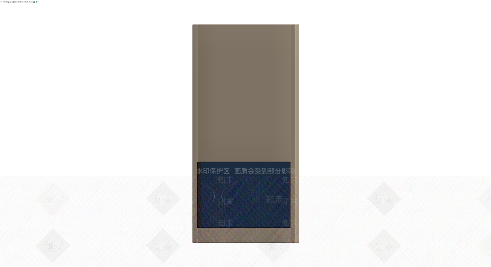 现代风格单开门3D模型下载【ID:1230119018】