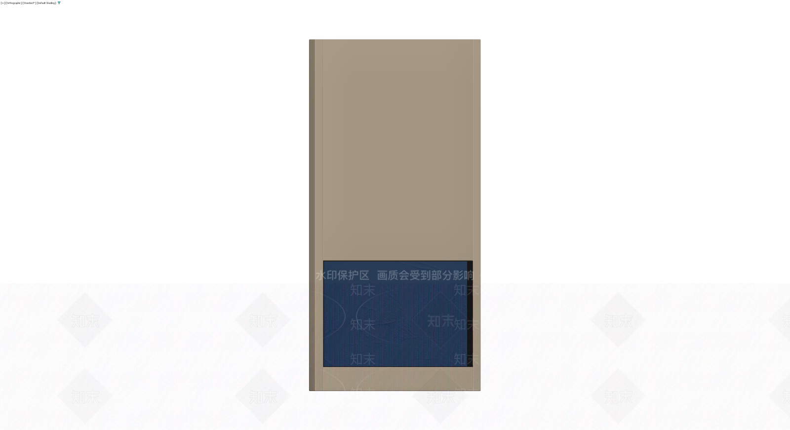 现代风格单开门3D模型下载【ID:1230119018】