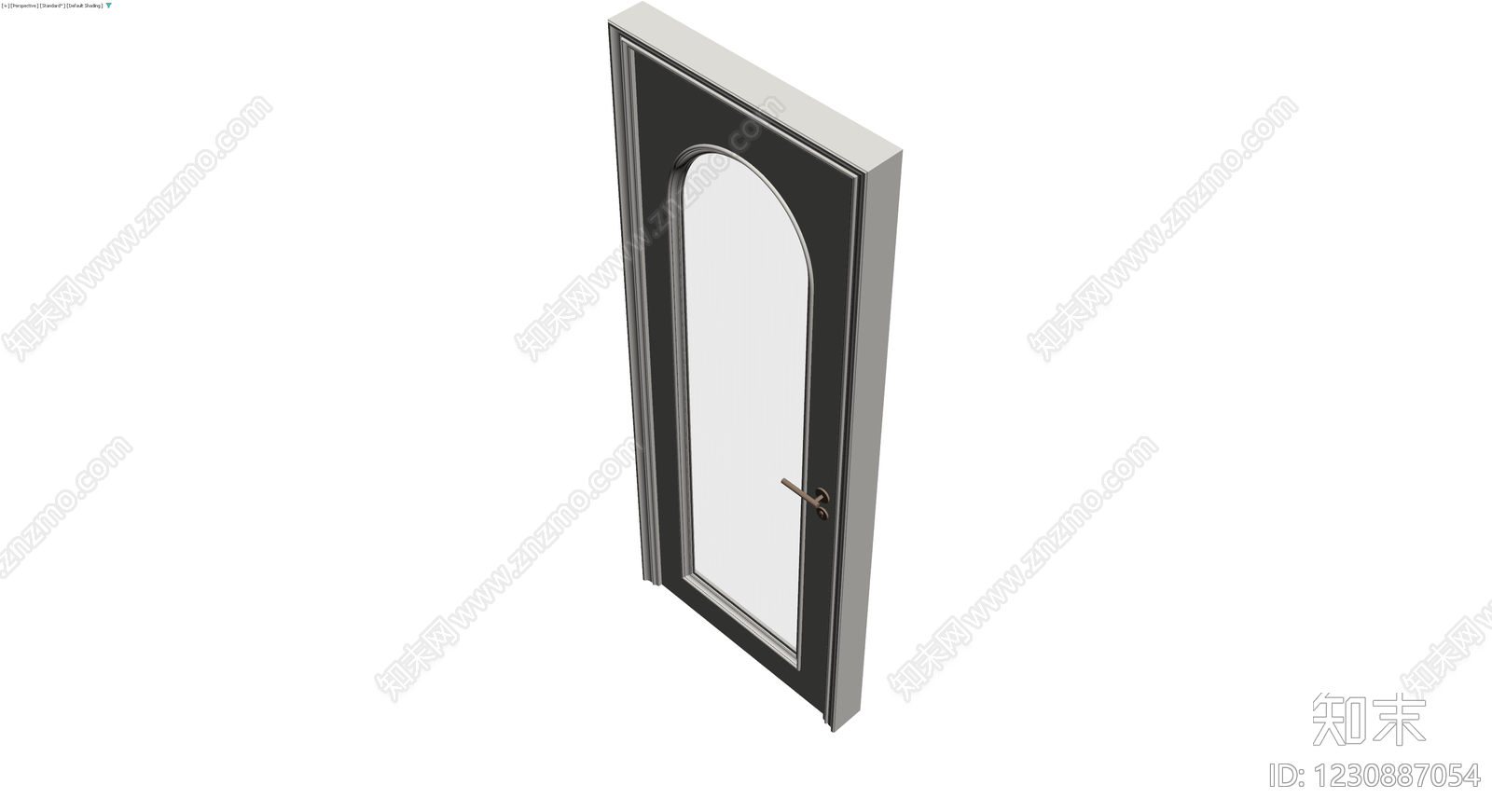 拱形玻璃门体模型3D模型下载【ID:1230887054】