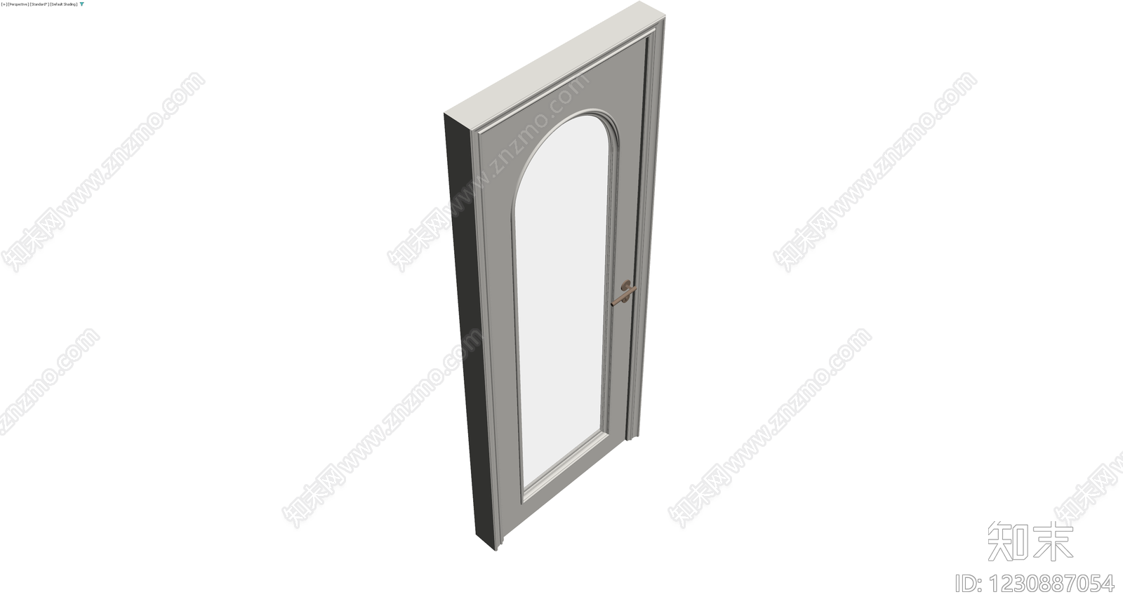 拱形玻璃门体模型3D模型下载【ID:1230887054】