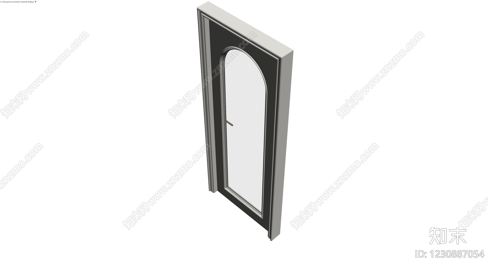拱形玻璃门体模型3D模型下载【ID:1230887054】