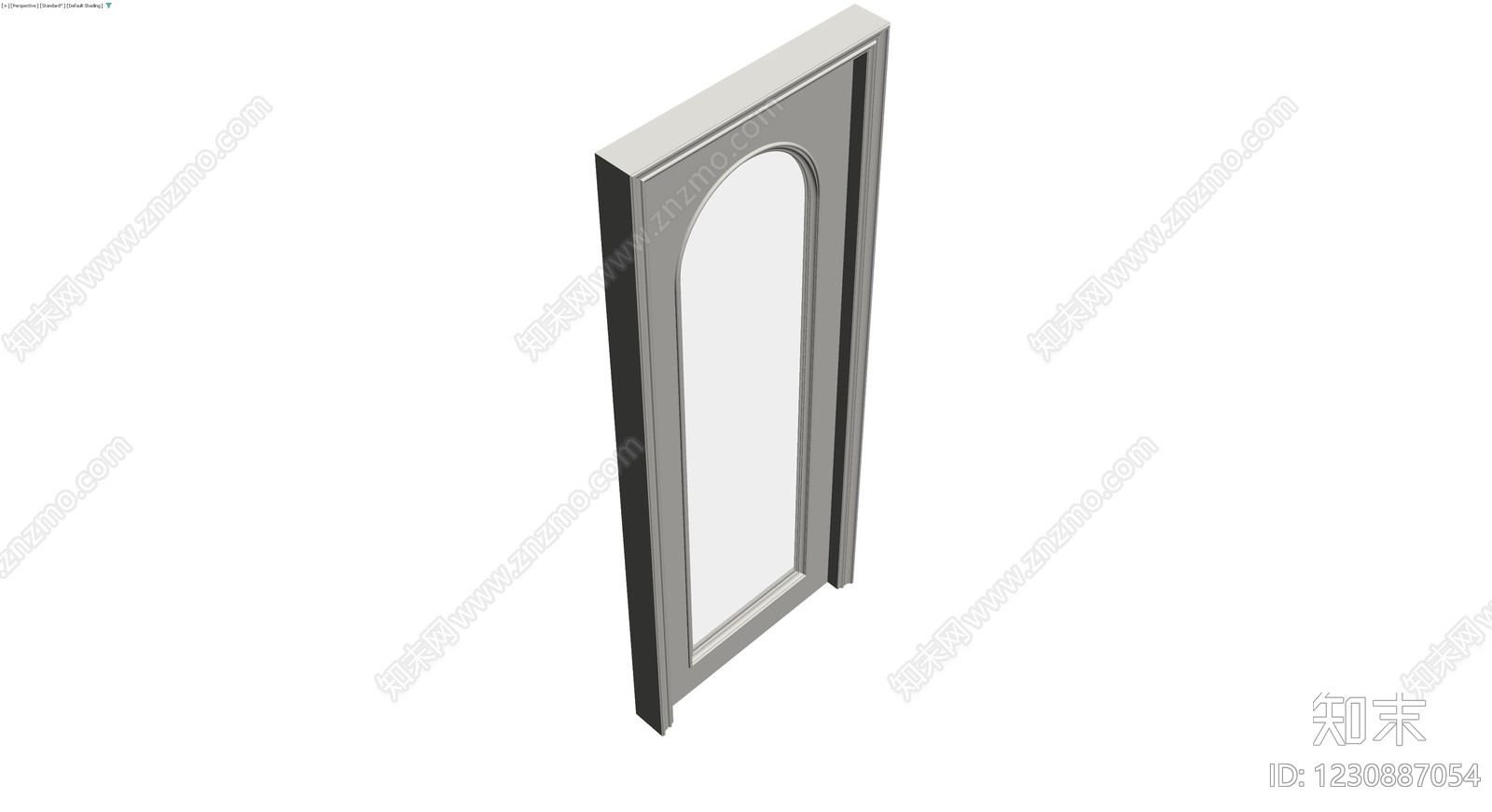 拱形玻璃门体模型3D模型下载【ID:1230887054】