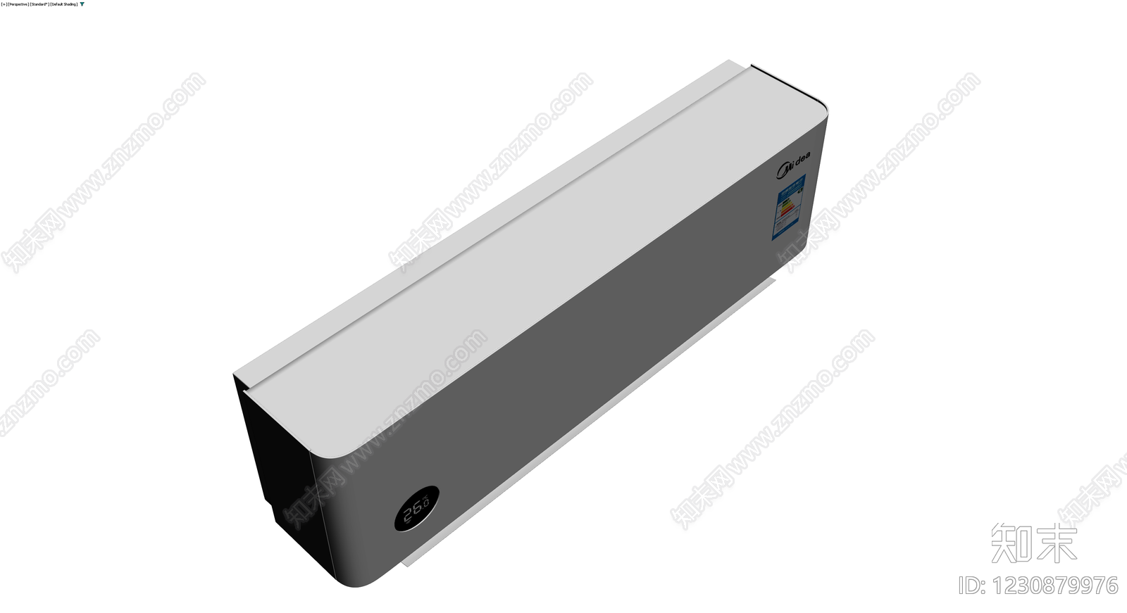 美的壁挂式空调整机3D模型下载【ID:1230879976】