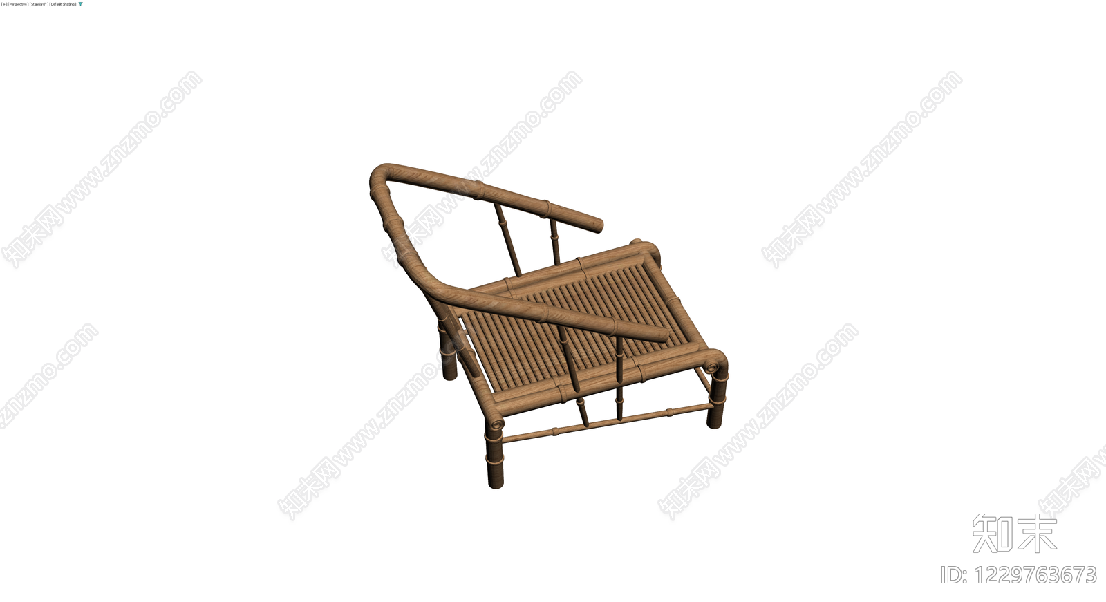 竹制圈椅模型3D模型下载【ID:1229763673】