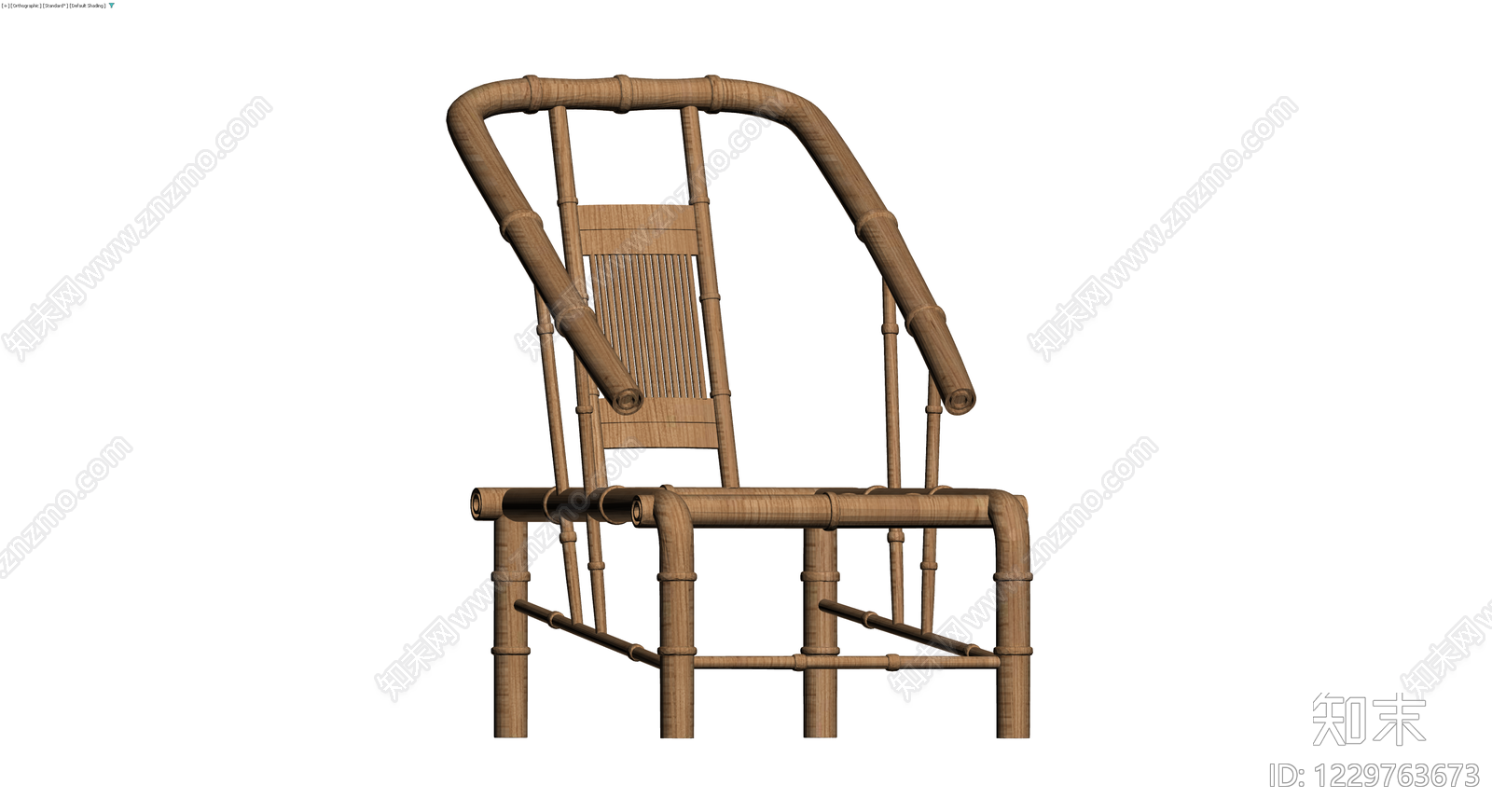 竹制圈椅模型3D模型下载【ID:1229763673】
