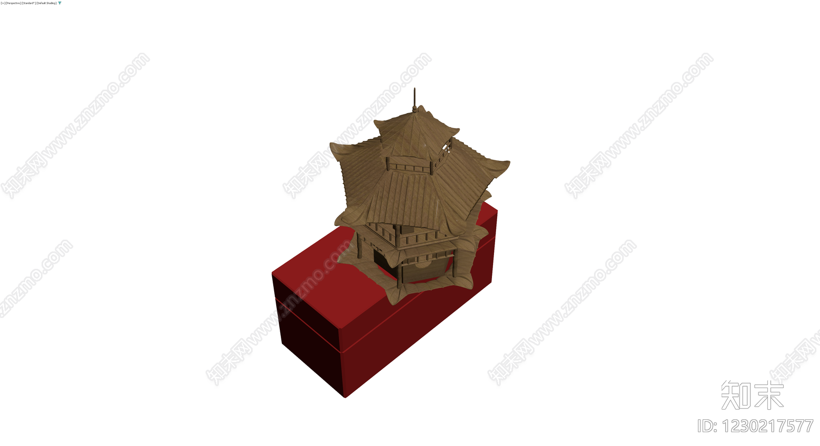 中式亭阁模型3D模型下载【ID:1230217577】