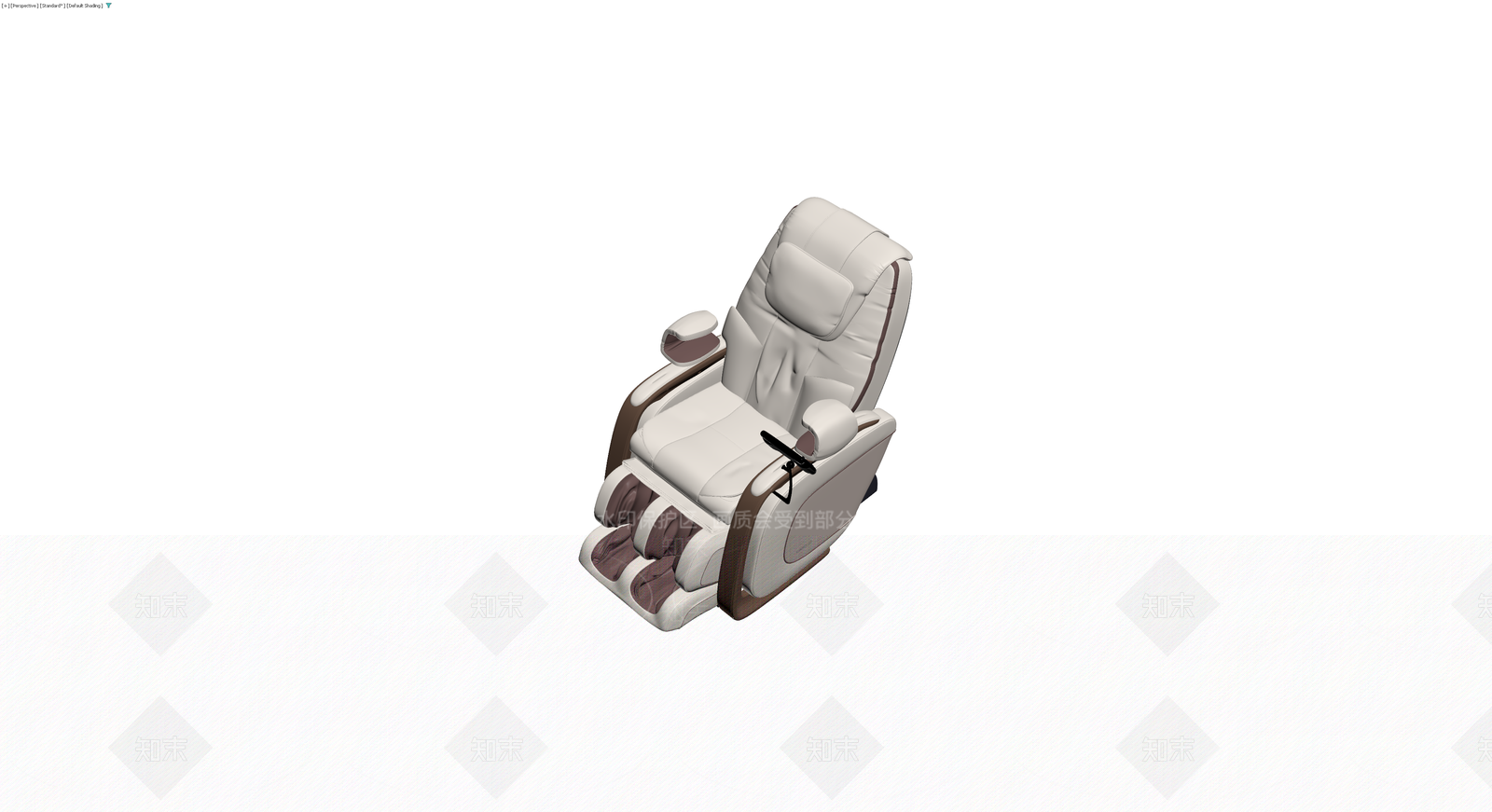 米色电动按摩椅3D模型下载【ID:1230759974】