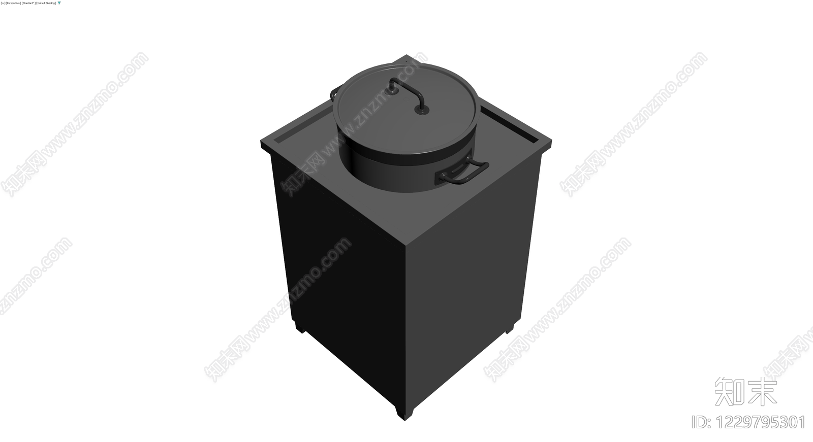 商用不锈钢电饼铛3D模型下载【ID:1229795301】