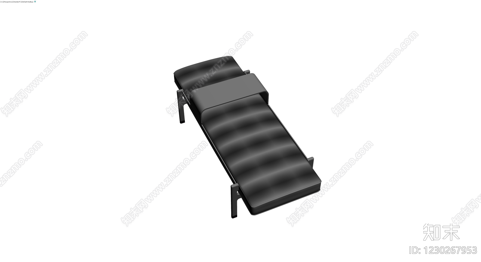 现代风格黑色沙发3D模型下载【ID:1230267953】