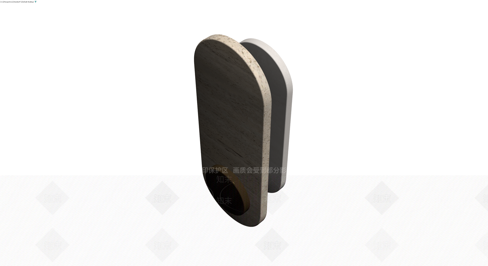 石纹金属壁挂装置3D模型下载【ID:1230003564】