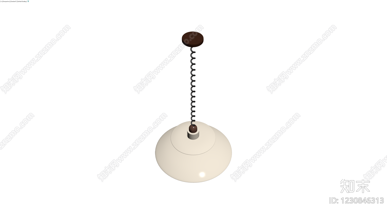 复古风格吊灯组件3D模型下载【ID:1230846313】