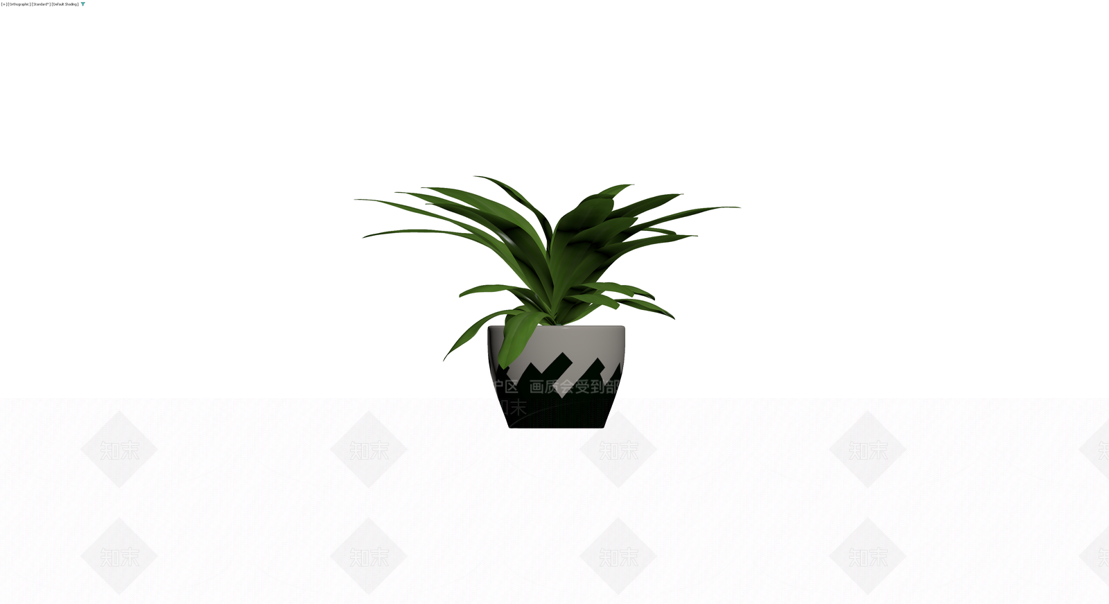 绿植盆栽带盆3D模型下载【ID:1230585642】