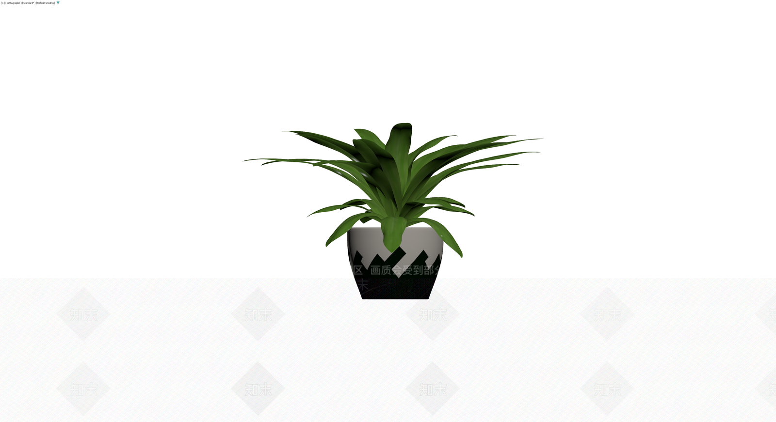 绿植盆栽带盆3D模型下载【ID:1230585642】