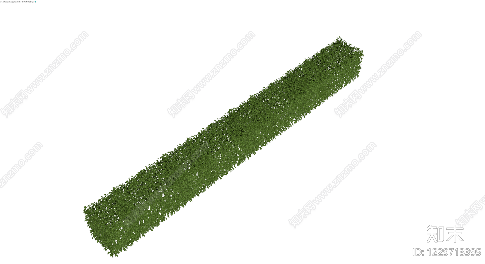 长条形灌木绿篱3D模型下载【ID:1229713395】