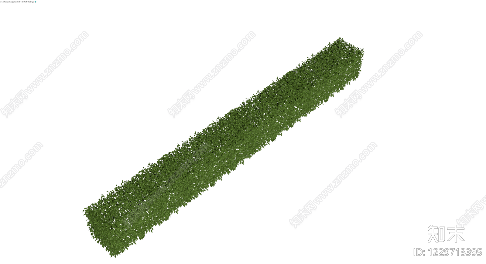 长条形灌木绿篱3D模型下载【ID:1229713395】