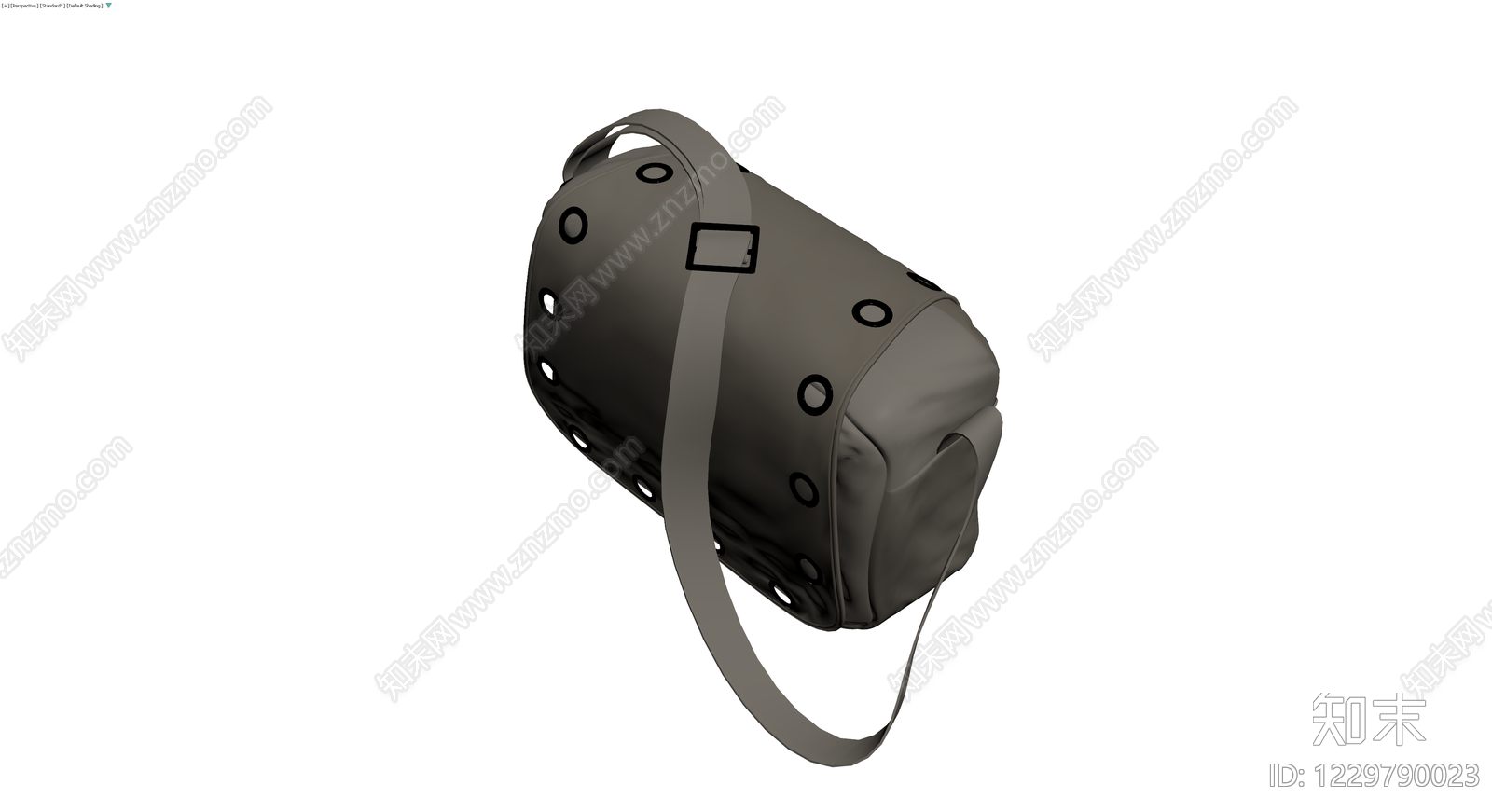灰色透气宠物包3D模型下载【ID:1229790023】