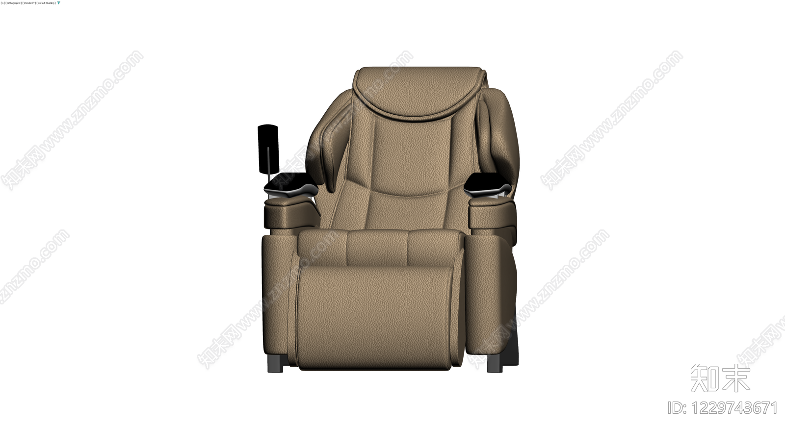 米色电动按摩椅3D模型下载【ID:1229743671】