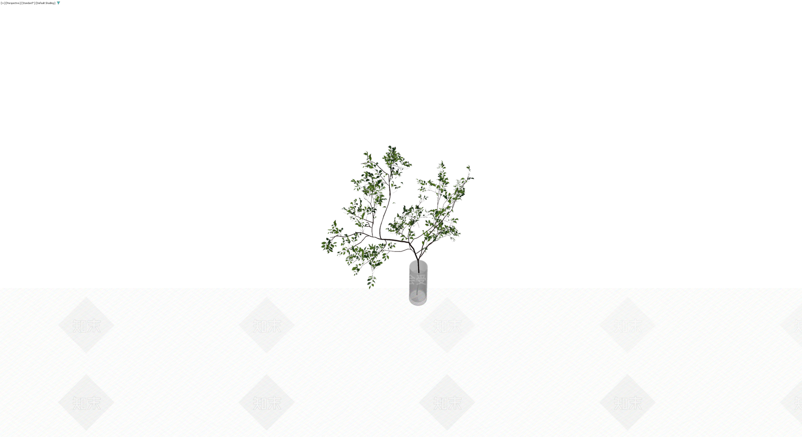 透明玻璃花瓶绿植组合3D模型下载【ID:1230331116】