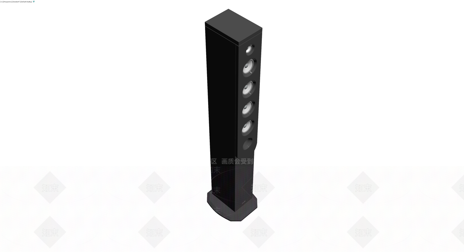 落地音箱模型3D模型下载【ID:1229904964】