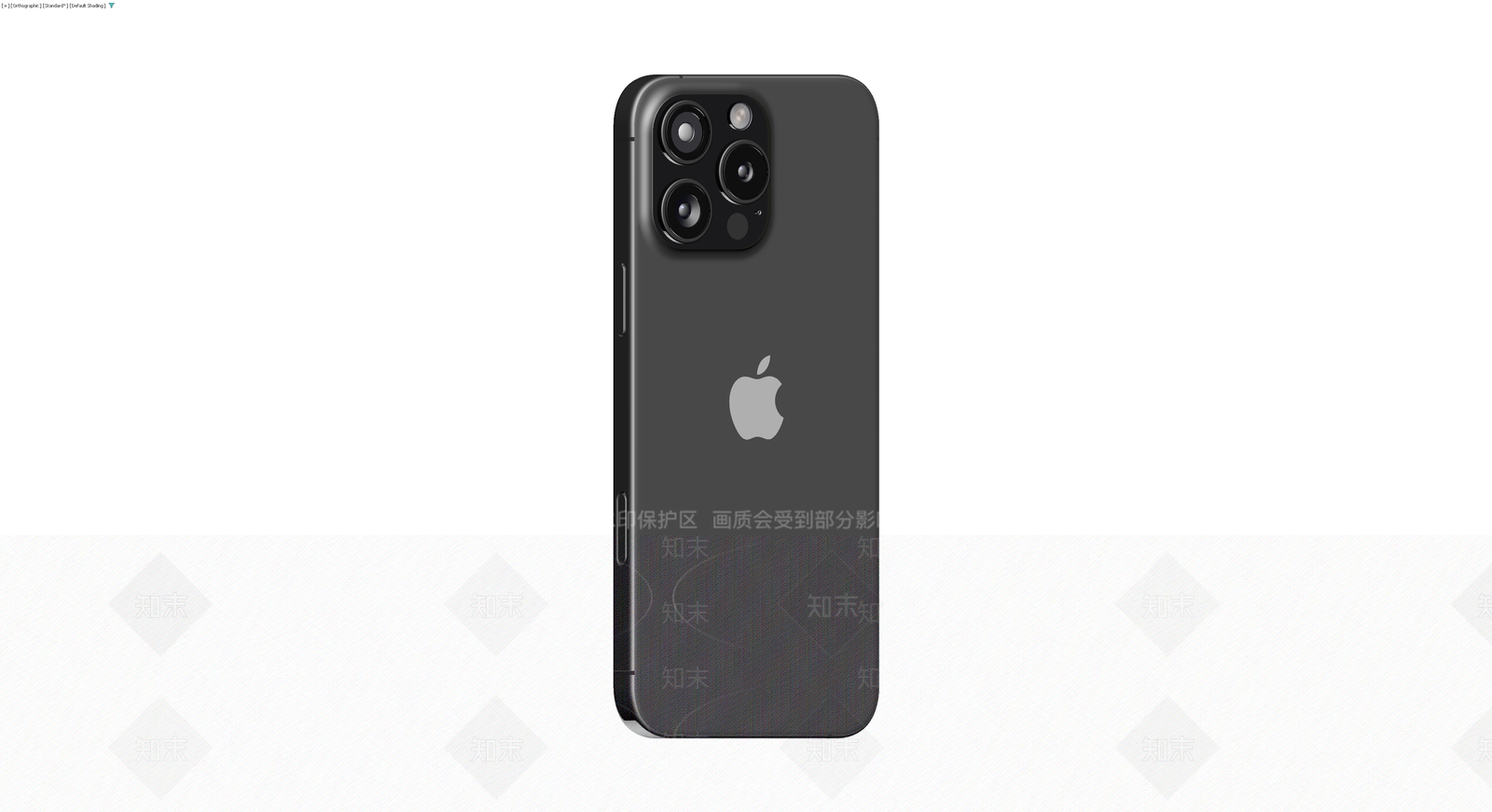 黑色智能手机背面模型3D模型下载【ID:1230168846】