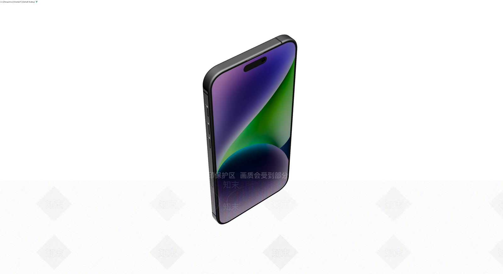 黑色智能手机背面模型3D模型下载【ID:1230168846】