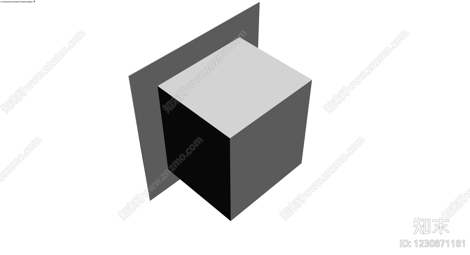 方形嵌入式筒灯3D模型下载【ID:1230871181】