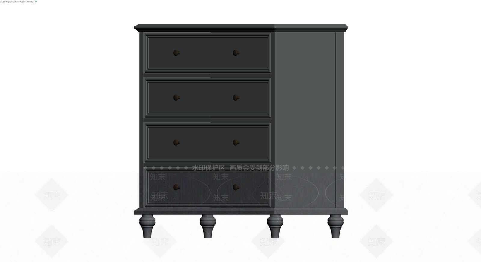 四斗柜家具模型3D模型下载【ID:1230141077】