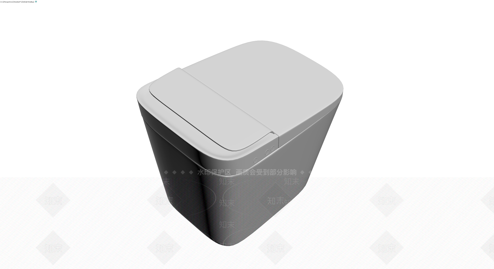 现代智能马桶灰模3D模型下载【ID:1230335667】