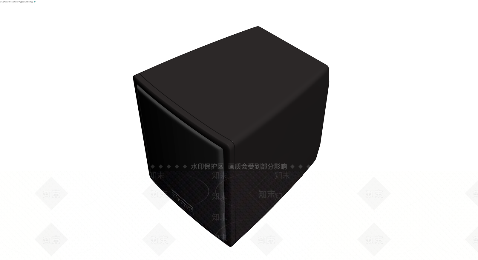 黑色Magnet音箱3D模型下载【ID:1229904879】