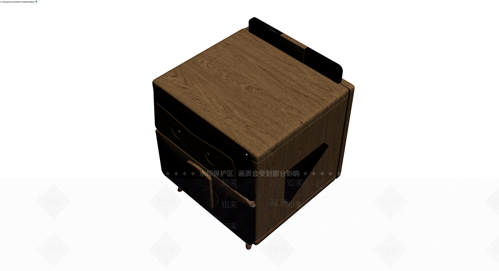 卡通风格木质柜子3D模型下载【ID:1230397041】