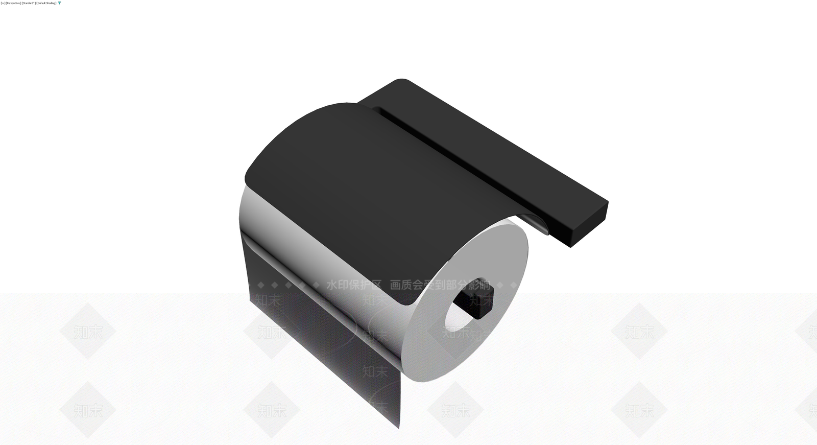 现代简约卷纸架3D模型下载【ID:1230358316】