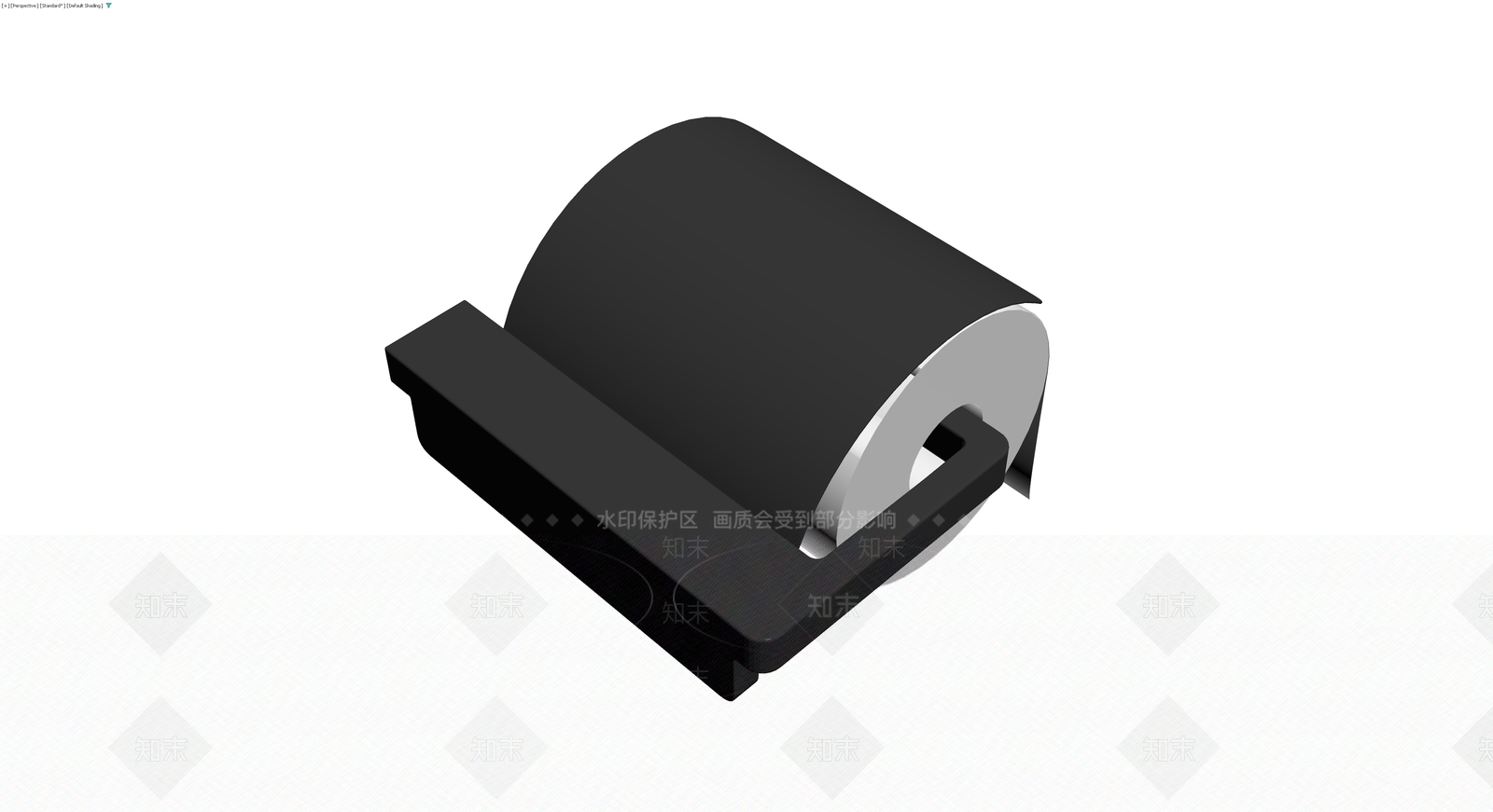 现代简约卷纸架3D模型下载【ID:1230358316】