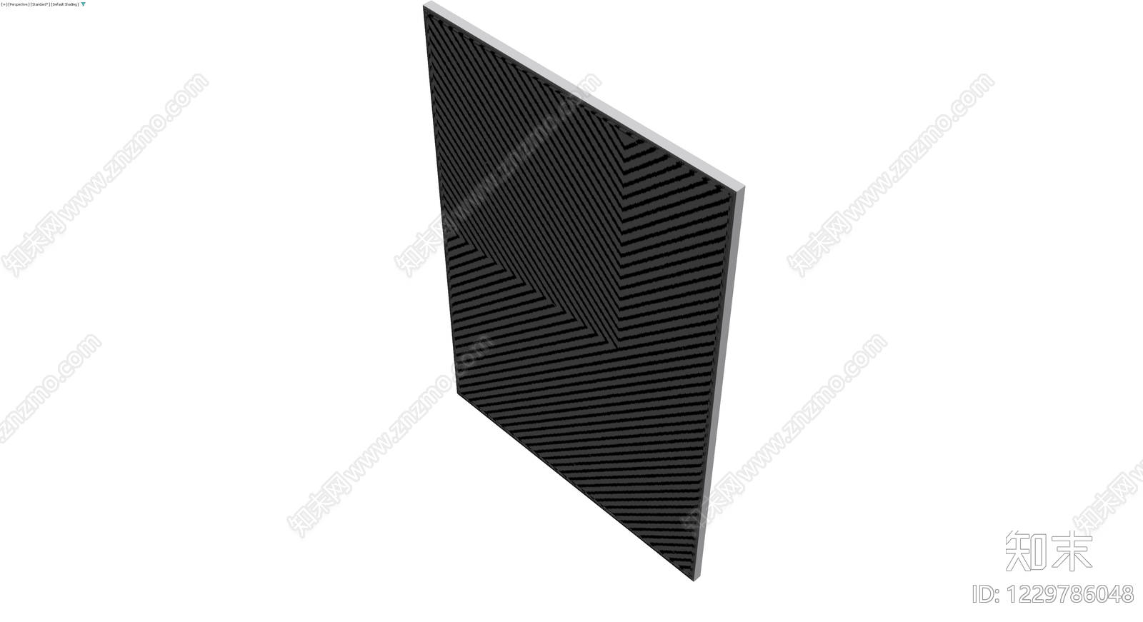 几何条纹装饰画3D模型下载【ID:1229786048】
