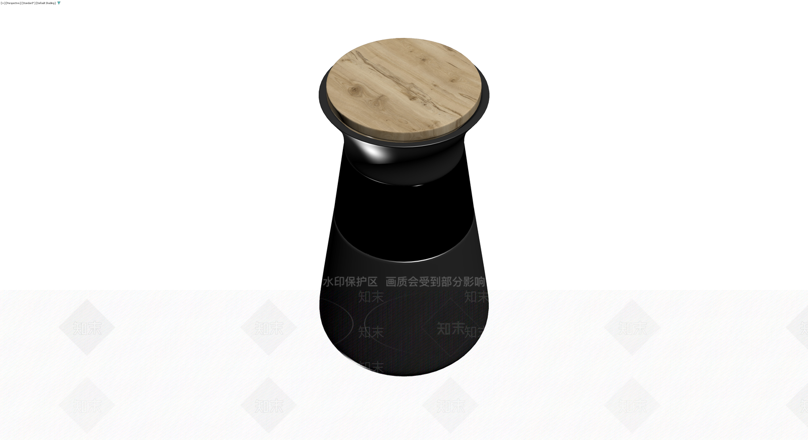 现代风格木质圆凳3D模型下载【ID:1229653145】