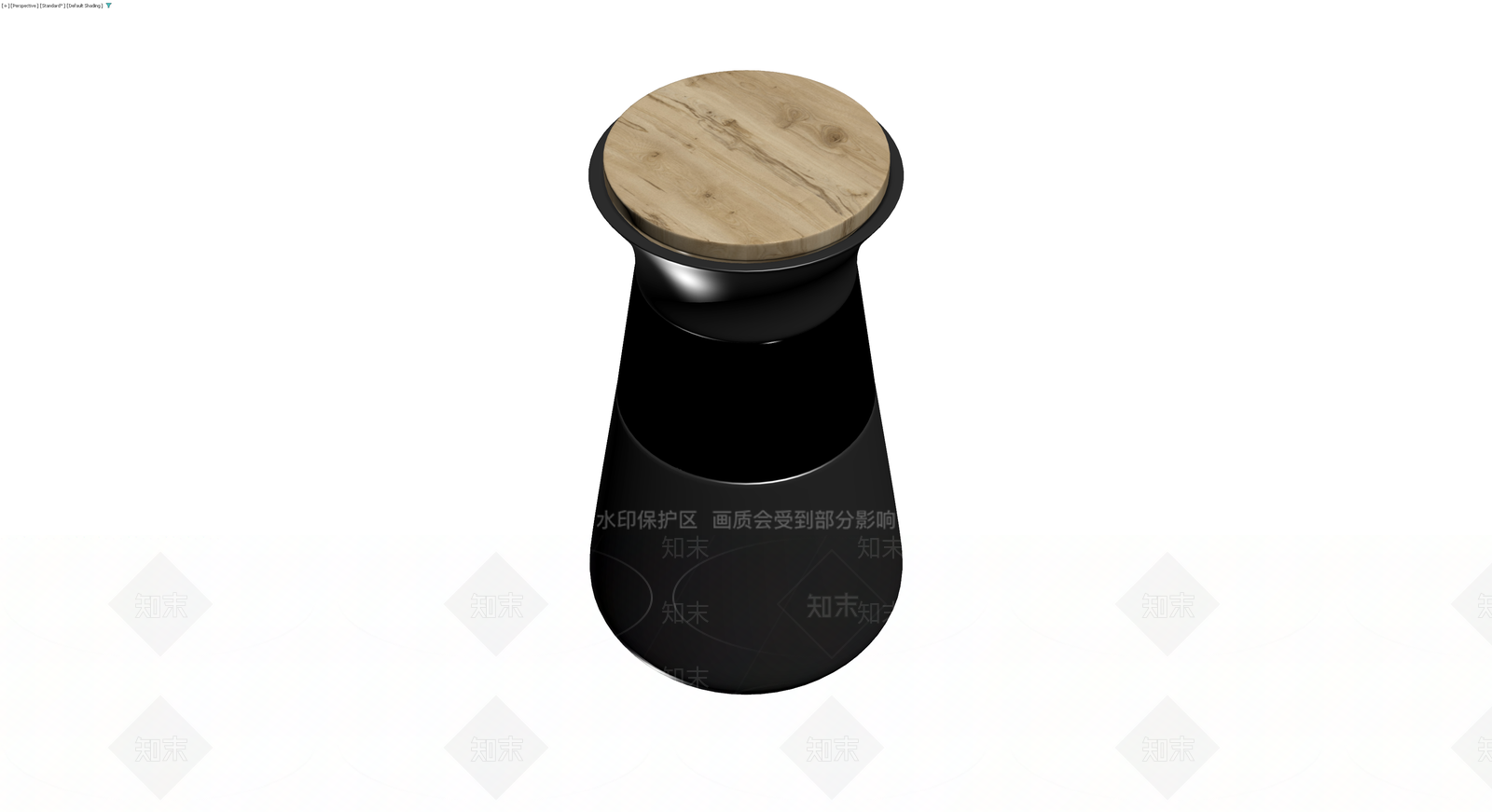 现代风格木质圆凳3D模型下载【ID:1229653145】