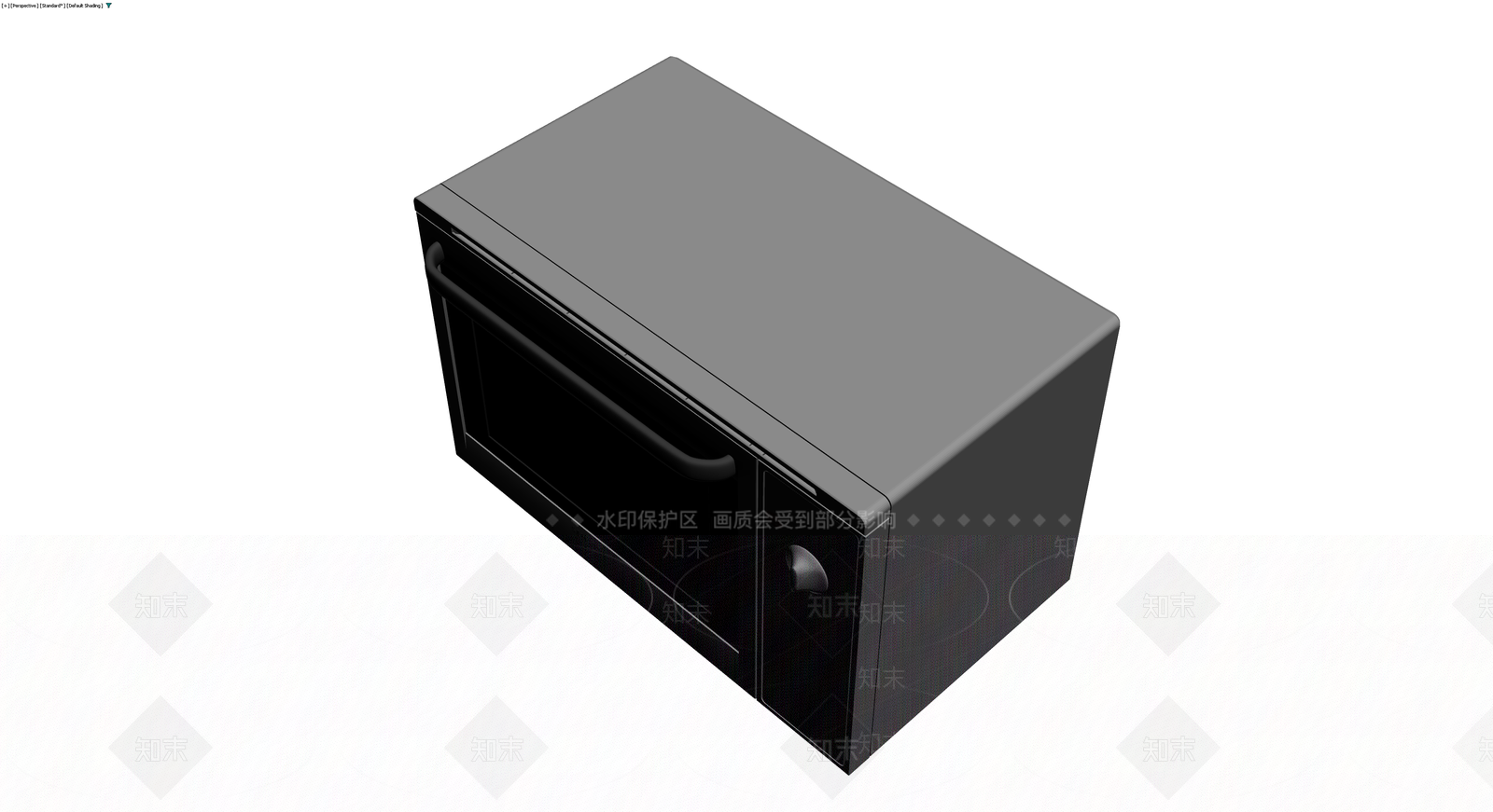 三星微波炉灰模3D模型下载【ID:1229890069】