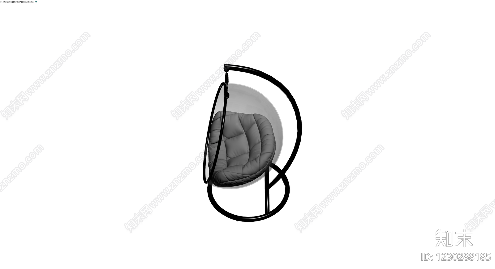 悬挂式蛋形吊椅3D模型下载【ID:1230288185】